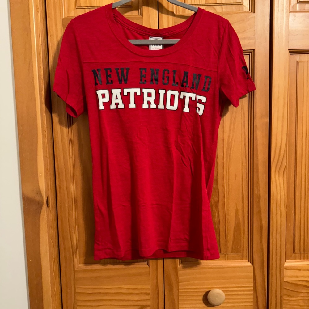 PINK Victoria's Secret Red New England Patriots Tee